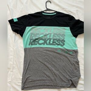 Vintage Young & Reckless Color block Tee